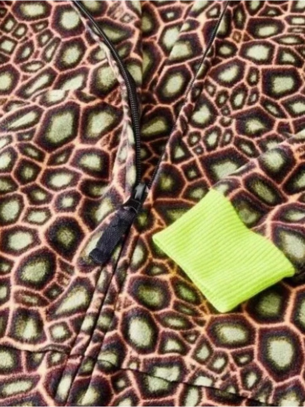 Set of 2 Cat & Jack Kids Dino  Hooded One-Piece Union Suit Pajamas boys Sz 10/12 - Picture 10 of 10